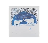 UK Greetings Christmas Card for Couple - Polar Bear Design