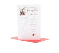 UK Greetings Christmas Card for Daughter - Sentimental Design