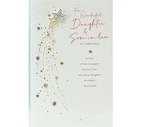 UK Greetings Christmas Card for Daughter & Son-in-Law - Daughter & Son-in-Law Christmas Card - Christmas Card for A Special Daughter & Son-in-Law