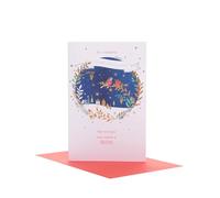 UK Greetings | Christmas Card for Daughter & ... | Stick On Captions Design