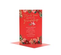 UK Greetings | Christmas Card for Friend | Heartfelt Design | With Envelope | Xmas Presents | Her/Him | Greeting Card | 14.9 x 22.9cm