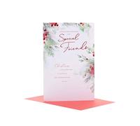 UK Greetings Christmas Card for Friend - Mistletoe & Verse Design