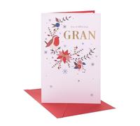 UK Greetings Christmas Card for Gran - Pretty Design