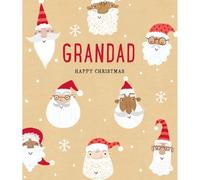 UK Greetings Christmas Card for Grandad - Santa Design