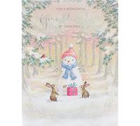 UK Greetings Christmas Card for Granddaughter - Granddaughter Christmas Card - Christmas Card for A Wonderful Granddaughter