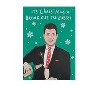 UK Greetings Christmas Card for Him/Her/Friend - Break out the Bublé Design
