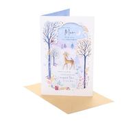 UK Greetings | Christmas Card for Mum | Xmas Presents | Her, Girls, Women | winter scene | With Envelope | 24.9 x 16 cm
