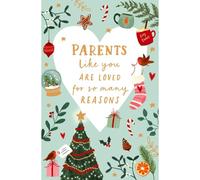 UK Greetings Christmas Card For Parents Festive You Are Loved Celebration Xmas Greetings - Carlton Cards Heartfelt, Elegant Design, Eco-Friendly, Luxurious, For Mum & Dad, Keepsake, Festive