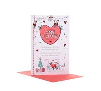 UK Greetings Christmas Card for the One I Love - Sketch Design