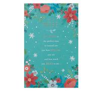 UK Greetings Christmas Card for Wife - Heartfelt Design