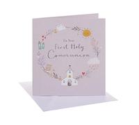 UK Greetings | Communion Card | Communion Wreath Design | With Envelope