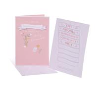UK Greetings | Communion Card for Family | Congratulations Card | Her/Him | With Envelope | 13.7 x 21 cm