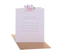 UK Greetings | Confirmation Card | Congratulations Card | Her/Him | Church Design | With Envelope | 12.7 x 17.8 cm