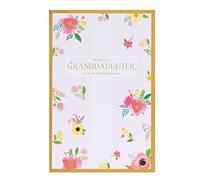 UK Greetings Confirmation Card for Granddaughter With Envelope - Flower Design