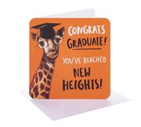 UK Greetings | Congratulations Card for Graduation | Giraffe Grad Design