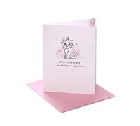 UK Greetings | Disney Classics Birthday Card for Her/Friend | Happy Birthday Gifts | Her, Girls, Women | Marie Design | With Envelope | 165 x 190 mm