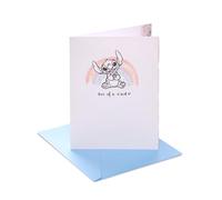 UK Greetings | Disney Classics Birthday Card for Her/Friend | Stitch Design | Happy Birthday Gifts | Greeting Card | Her/Girls/Women | With Envelope | 165 x 190 mm