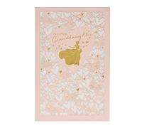 UK Greetings Disney Princess Birthday Card For Granddaughter With Envelope - Children's Design With Love Hearts And Butterflies, Multi, 165mm x 254mm