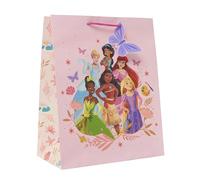 UK Greetings Disney Princess Large Gift Bag for Her/Girl - for Birthdays, Celebrations & Other Events - Pink Design