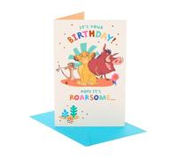 UK Greetings | Disney The Lion King Birthday Card for Boy/Girl | Happy Birthday Gifts | Her/Him | Simba & Friends Design | With Envelope | 155 x 235 mm