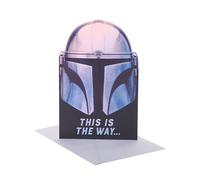 UK Greetings | Disney The Mandalorian Birthday Card for Him/Boy | Happy Birthday Gifts | Him, Boys, Men | Foil Design | With Envelope | 155 x 235 mm
