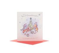 UK Greetings Disney Winnie The Pooh Christmas Card for Granddaughter - Adorable Design