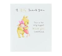 UK Greetings Disney Winnie the Pooh Thank You Card for Him/Her/Friend - Sweet Design