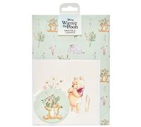 UK Greetings Disney Wrap, Card and Tag Pack - Winnie the Pooh Packaged Wrap - Winnie the Pooh Greeting Card - Disney Gifting Bundle - Winnie the Pooh Gifting Bundle, Multi (688967-0-1)