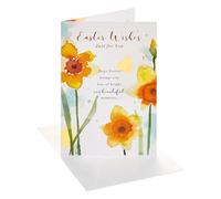 UK Greetings | Easter Card | Daffodils Design | With Envelope