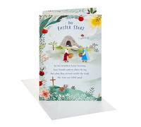 UK Greetings | Easter Card | Easter Card | Her/Him | Characters resurection Easter storyboard | With Envelope | 13.7 x 21 cm