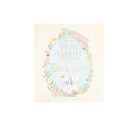 UK Greetings | Easter Card for A Special Couple | Her/Him | Floral Eggs Design | With Envelope | 15.9 x 18.4 cm