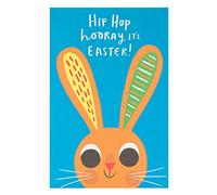 UK Greetings | Easter Card for Kids | Bright Bunny Design | With Envelope