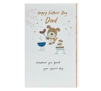 UK Greetings | Father's Day Card | Card for Dad, Grandad, Husband | Him, Boys, Men | Barbeque Design | With Envelope | 22.9 x 14.9 cm