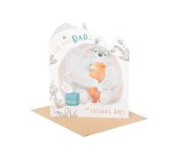 UK Greetings Father's Day Card for Dad - Bear Hug Design