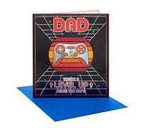UK Greetings | Father's Day Card for Dad | Card for Dad, Grandad, Husband | Him, Boys, Men | Gaming Controller Retro Style Design | With Envelope | 15.9 x 18.4 cm