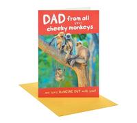 UK Greetings | Father's Day Card for Dad From All | Four Monkeys Design