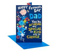 UK Greetings Father's Day Card for Dad | Fun Cartoon Design | With Envelope