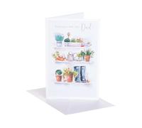 UK Greetings Father's Day Card for Dad - Garden Shelves Design