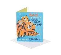 UK Greetings Father's Day Card for Daddy from Your Little Cubs - Roarsome Design