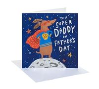 UK Greetings | Father's Day Card for Daddy | Super Daddy Sausage Dog Design