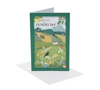 UK Greetings Father's Day Card for Him | 3D Landscape Design With Envelope