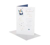 UK Greetings | Father's Day Card for Husband | Card for Dad, Grandad, Husband | Him, Boys, Men | Heartfelt Design | With Envelope | 165x254 mm