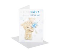 UK Greetings Father's Day Card for Daddy From Son - Blue Bear Design