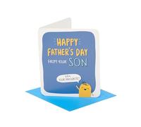 UK Greetings | Father's Day Card From Son | Card for Dad, Grandad, Husband | Him, Boys, Men | Funny Design | With Envelope | 159x184 mm