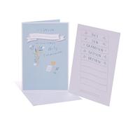UK Greetings | First Communion Card with Personalisable Recipient Stickers