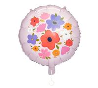 UK Greetings | Floral Foil Balloon | For All Occasions | Thank you, Birthday, Congralutations | Birthdays/Weddings/Mother's Day | Inflated Size 33 x 33 cm