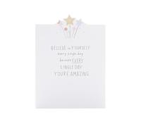 UK Greetings | Good Luck Card | Greeting Card | Her/Him | Heartfelt Design | With Envelope | 127mm x 178mm