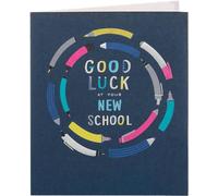 UK Greetings Good Luck New School Card - Good Luck at Your New School