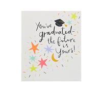 UK Greetings Graduation Card For Him/Her/Friend With Envelope - Fun Confetti Design