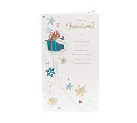 UK Greetings Grandson Christmas Card, Christmas Card for Grandson, Christmas Card for Child, Sentimental Christmas Card for Grandson, Traditional Christmas Verse